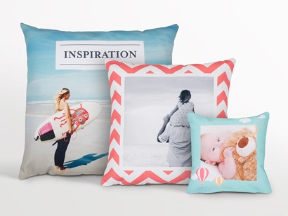 Cadeau pour photographe : coussin personnalisé