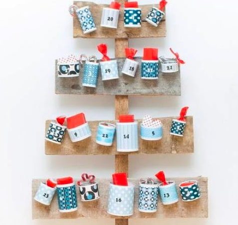 calendario adviento casero