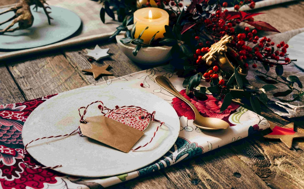 mesa de navidad