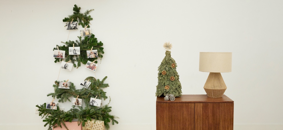 arbol navidad con fotos