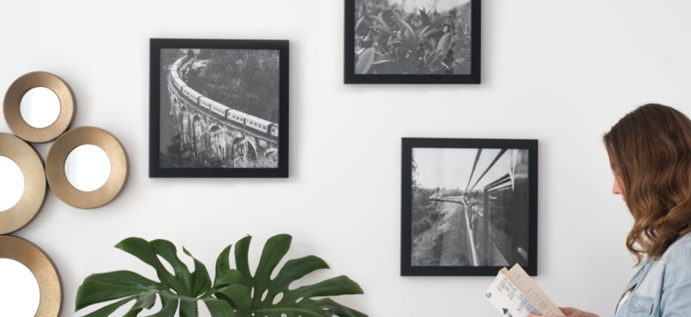 decorar salon con fotos