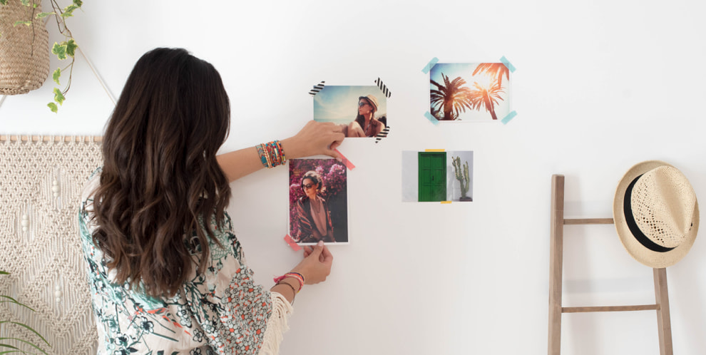 decorar paredes con fotos