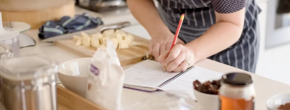 como hacer un libro de recetas